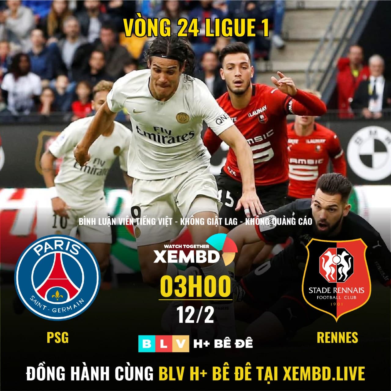 Nhận định dự đoán bóng đá Paris Saint Germain vs Rennes lúc 03h00 ngày 12/02/2022 giải Ligue 1