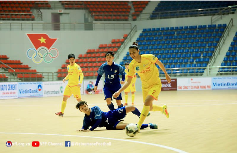 Giải vô địch giải futsal nữ VĐQG 2022 đã chính thức khép lại