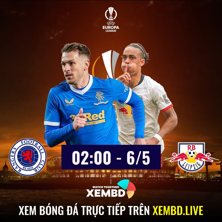 Trực tiếp Rangers vs RB Leipzig